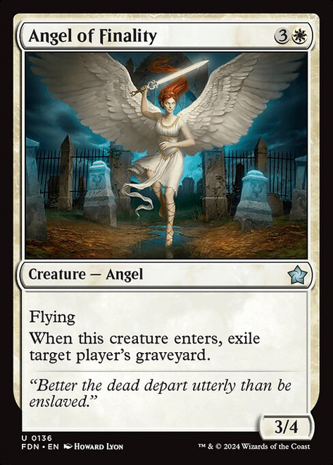 Angel of Finality (FDN) (Foil) (#136)