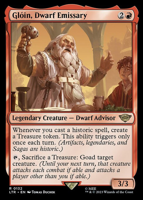 Glóin, Dwarf Emissary (LTR) (Foil) (#132)