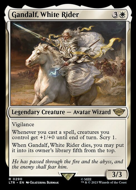 Gandalf, White Rider (LTR) (#290)
