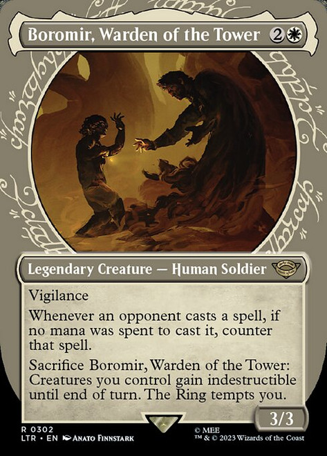 Boromir, Warden of the Tower (LTR) (Foil) (Showcase) (#302)