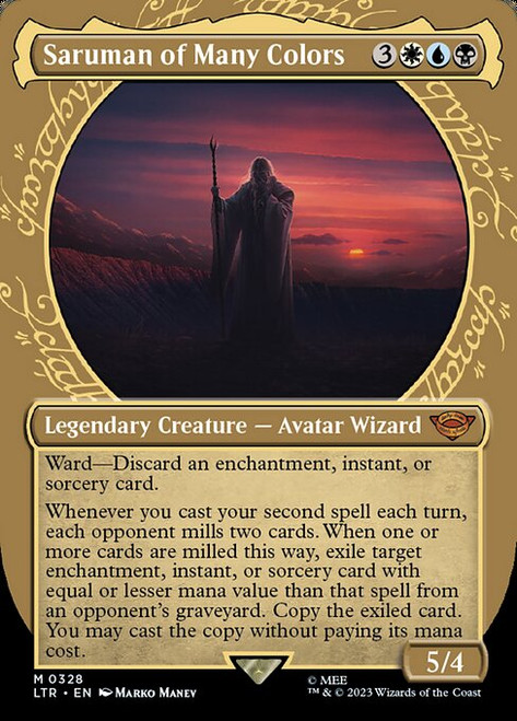 Saruman of Many Colors (LTR) (Foil) (Showcase) (#328)