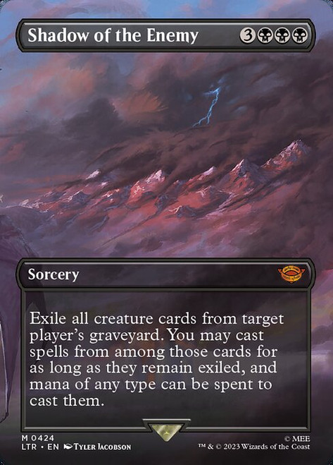 Shadow of the Enemy (LTR) (Foil) (Borderless) (#424)