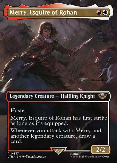 Merry, Esquire of Rohan (LTR) (Foil) (Borderless) (#437)