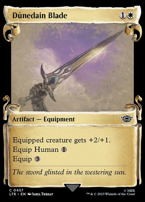 Dúnedain Blade (LTR) (Silver Foil) (Showcase) (#457)