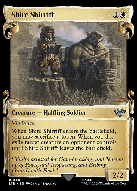 Shire Shirriff (LTR) (Silver Foil) (Showcase) (#481)