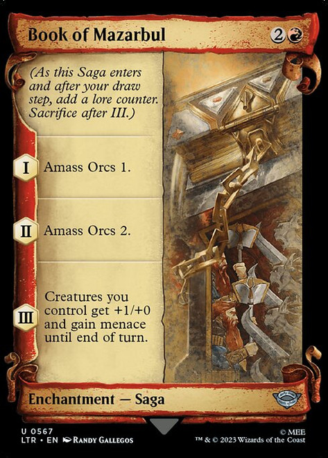 Book of Mazarbul (LTR) (Silver Foil) (Showcase) (#567)