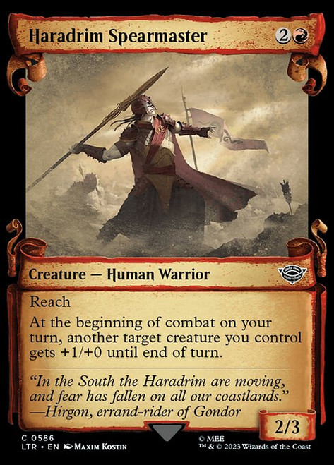 Haradrim Spearmaster (LTR) (Showcase) (#586)