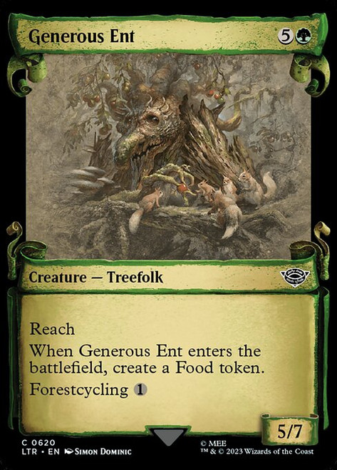 Generous Ent (LTR) (Silver Foil) (Showcase) (#620)