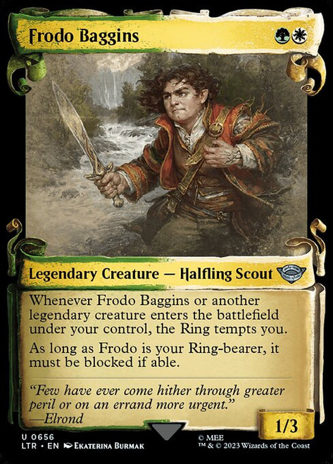 Frodo Baggins (LTR) (Silver Foil) (Showcase) (#656)