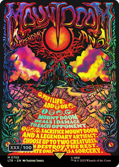 Mount Doom (LTR) (Double Rainbow) (Full Art) (#750z)