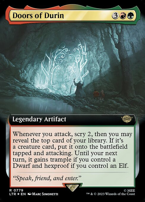 Doors of Durin (LTR) (SurgeFoil) (Extended Art) (#779)