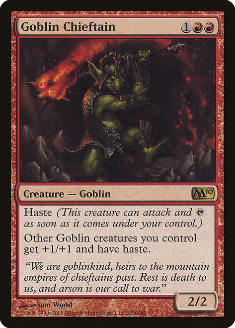 Goblin Chieftain (M10) (Foil) (#139)