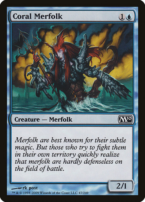 Coral Merfolk (M10) (Foil) (#47)