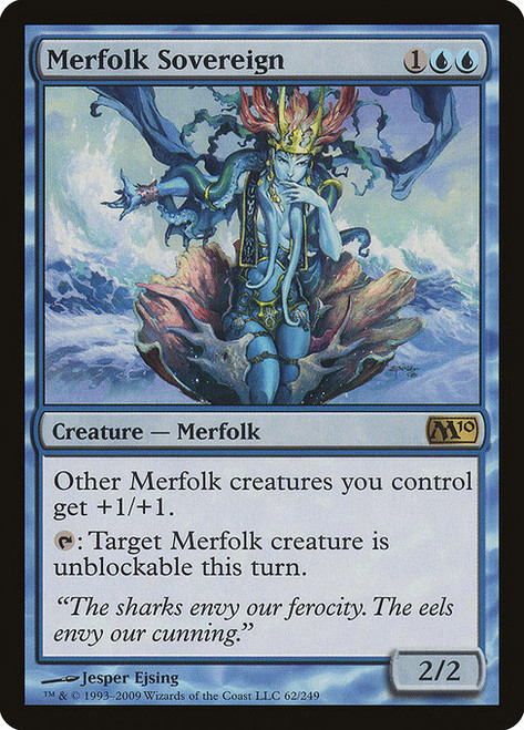 Merfolk Sovereign (M10) (Foil) (#62)