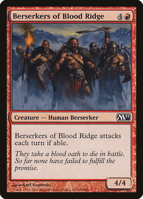 Berserkers of Blood Ridge (M11) (Foil) (#124)