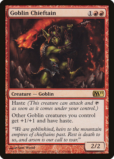 Goblin Chieftain (M11) (Foil) (#141)