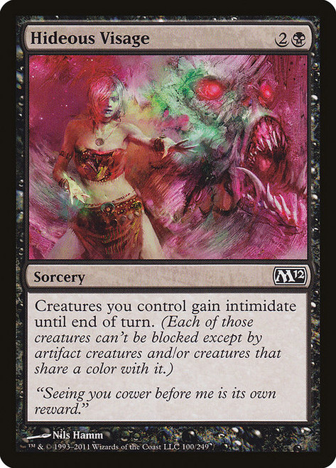 Hideous Visage (M12) (Foil) (#100)