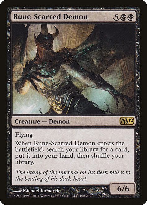 Rune-Scarred Demon (M12) (Foil) (#106)
