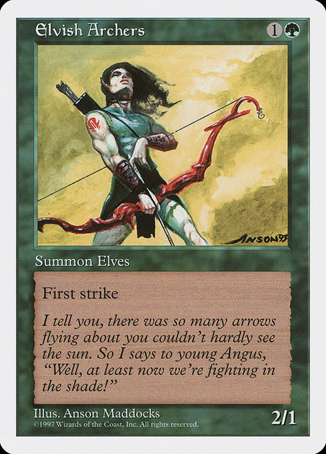 Elvish Archers (5ED) (#292)