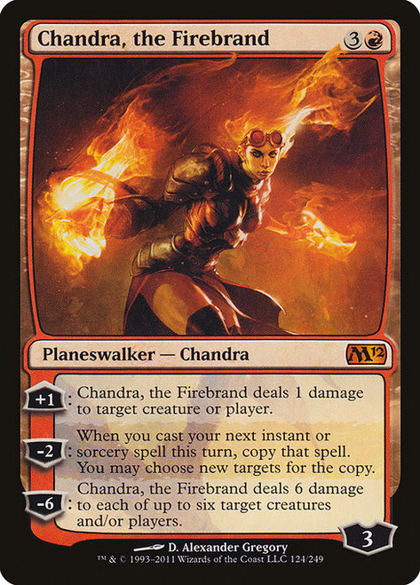 Chandra, the Firebrand (M12) (Foil) (#124)
