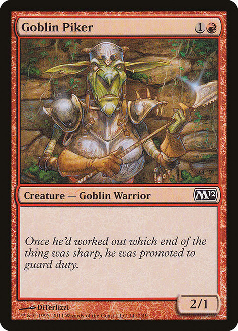 Goblin Piker (M12) (Foil) (#141)
