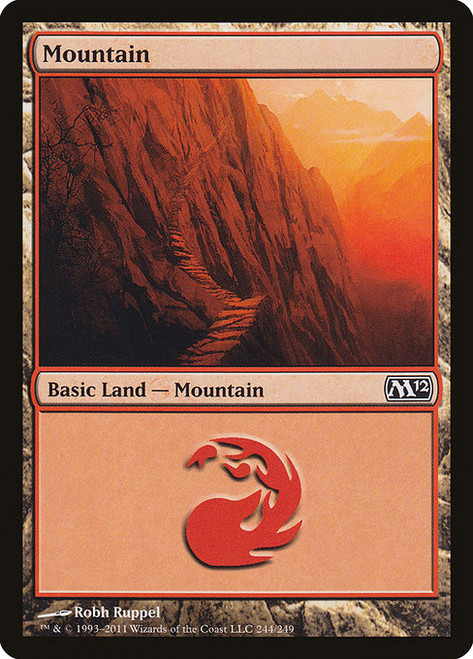 Mountain (M12) (Foil) (#244)
