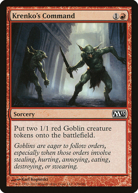 Krenko's Command (M13) (Foil) (#139)