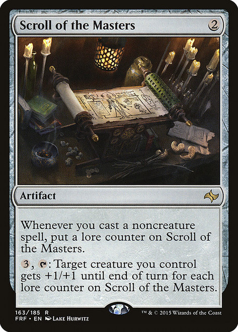 Scroll of the Masters (FRF) (#163) Scroll of the Masters (FRF) (#163)