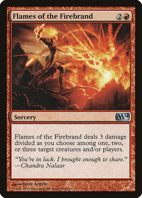 Flames of the Firebrand (M14) (Foil) (#139)
