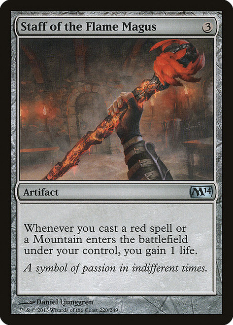 Staff of the Flame Magus (M14) (#220)