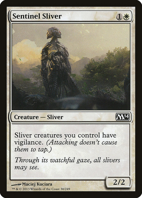 Sentinel Sliver (M14) (Foil) (#30)