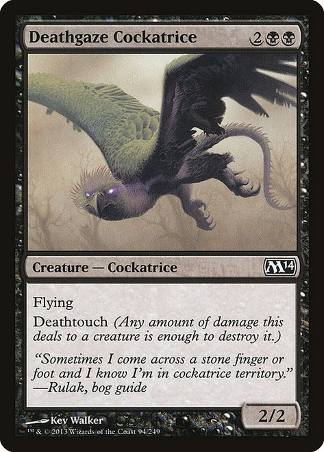 Deathgaze Cockatrice (M14) (Foil) (#94)