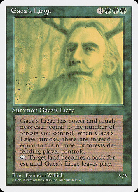 Gaea's Liege (4ED) (#247)