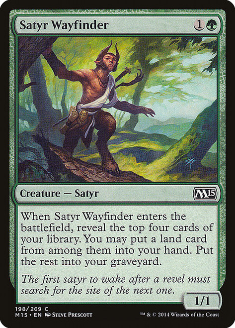 Satyr Wayfinder (M15) (Foil) (#198)
