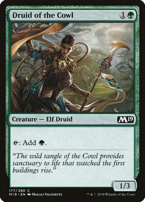 Druid of the Cowl (M19) (Foil) (#177)