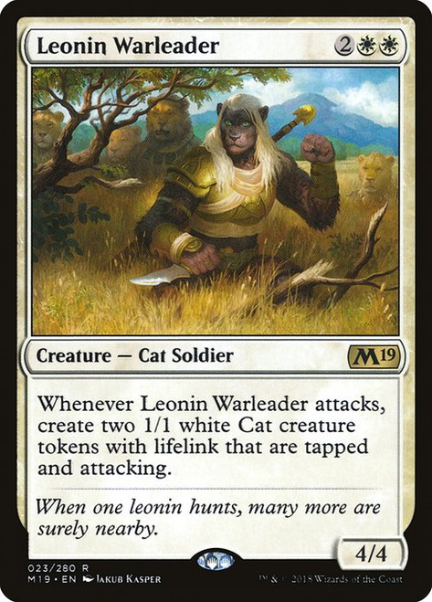Leonin Warleader (M19) (#23)