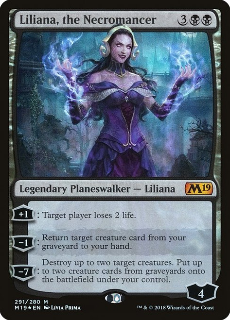Liliana, the Necromancer (M19) (Foil) (#291)