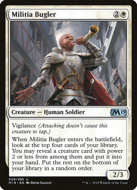 Militia Bugler (M19) (Foil) (#29)