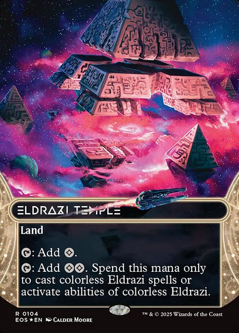 Eldrazi Temple (EOS) (GalaxyFoil) (Borderless) (#104)