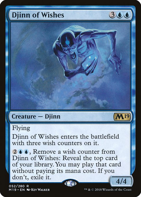 Djinn of Wishes (M19) (Foil) (#52)