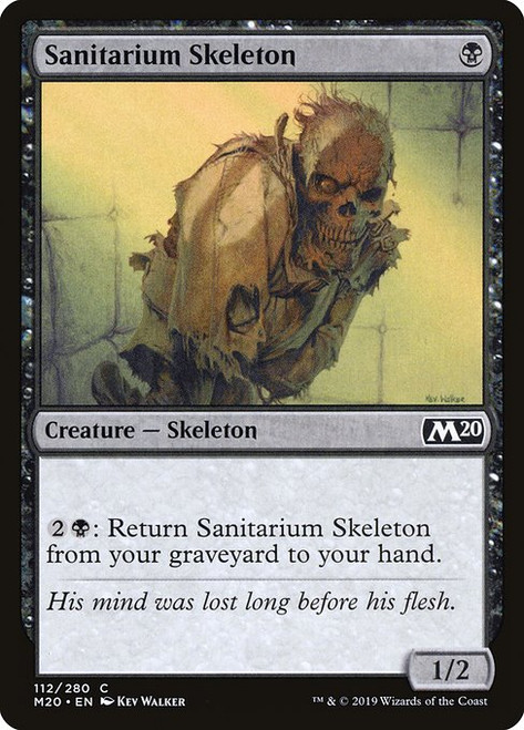 Sanitarium Skeleton (M20) (Foil) (#112)