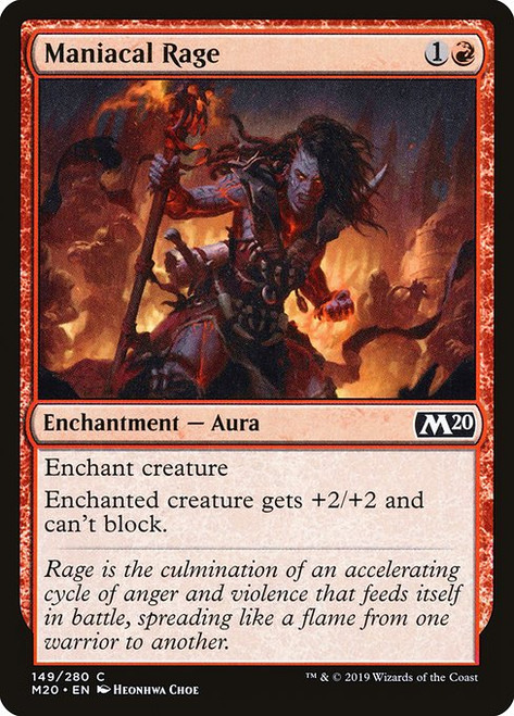 Maniacal Rage (M20) (Foil) (#149)