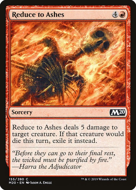 Reduce to Ashes (M20) (Foil) (#155)