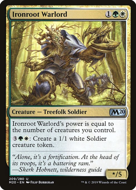 Ironroot Warlord (M20) (Foil) (#209)