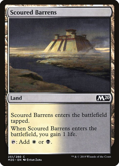 Scoured Barrens (M20) (Foil) (#251)