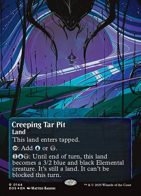 Creeping Tar Pit (EOS) (GalaxyFoil) (Borderless) (#144)
