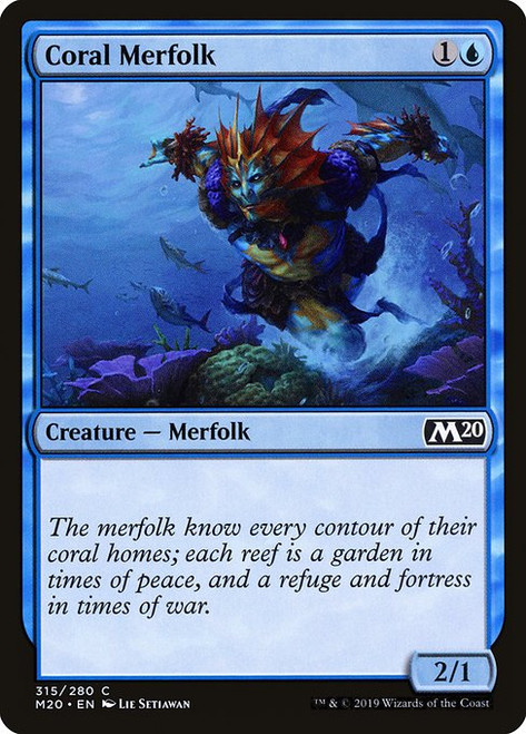 Coral Merfolk (M20) (#315)