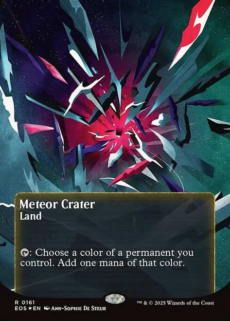 Meteor Crater (EOS) (GalaxyFoil) (Borderless) (#161)