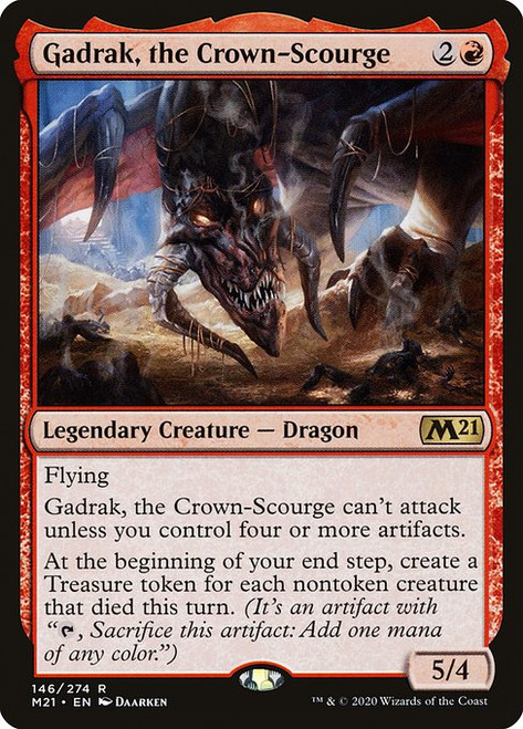 Gadrak, the Crown-Scourge (M21) (Foil) (#146)