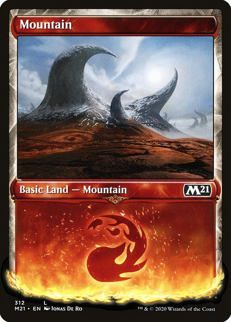 Mountain (M21) (Foil) (Showcase) (#312)
